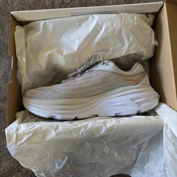 HOKA Bondi 8 Women's 12 Harbor Mist NWT Max Cushion Nurse Walking Shoe - Picture 5 of 16